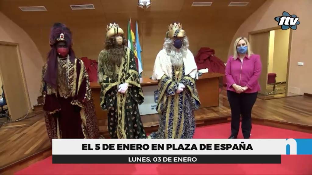 Lee más sobre el artículo Recepción de los Reyes  Magos en la Plaza de España