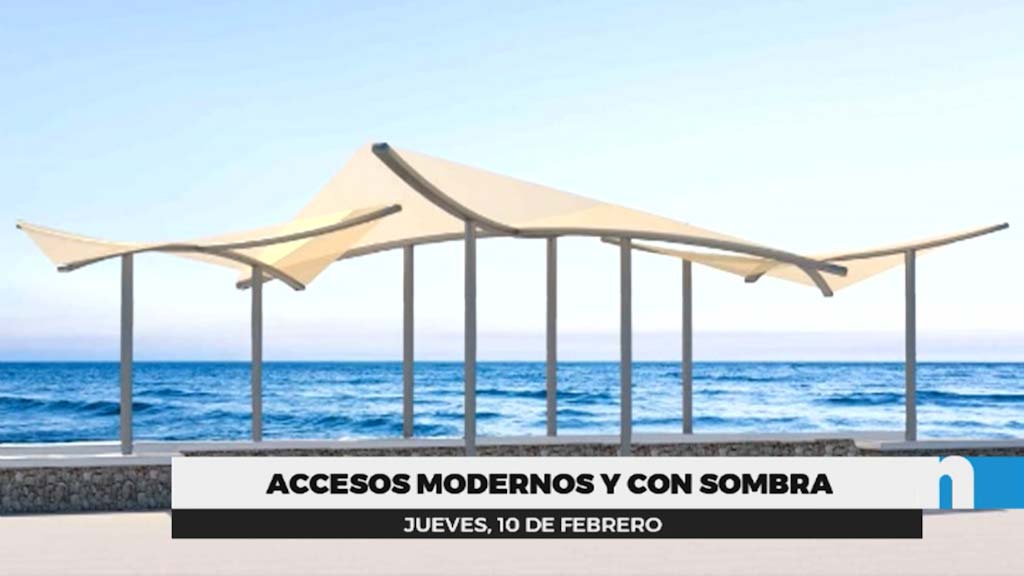 Lee más sobre el artículo Comienza la instalación de nuevas pérgolas de acceso a las playas