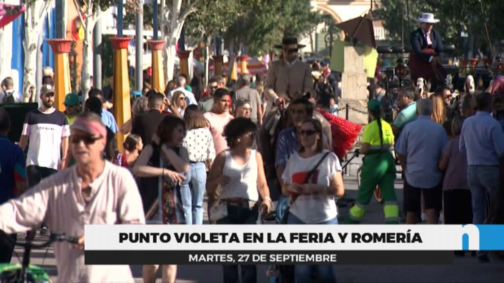 Lee más sobre el artículo El Ayuntamiento habilitará un `Punto Violeta´ en la Romería y en el recinto ferial durante la Feria del Rosario