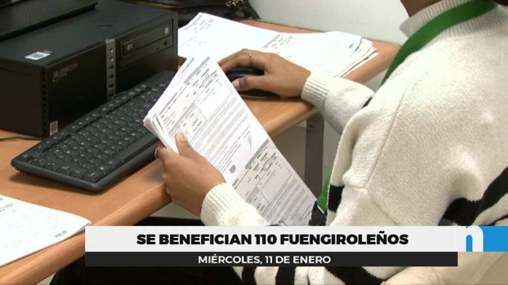 Lee más sobre el artículo Se benefician 110 Fuengiroleños