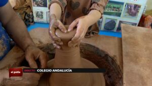 Divertido taller de alfarería en el Colegio Andalucía