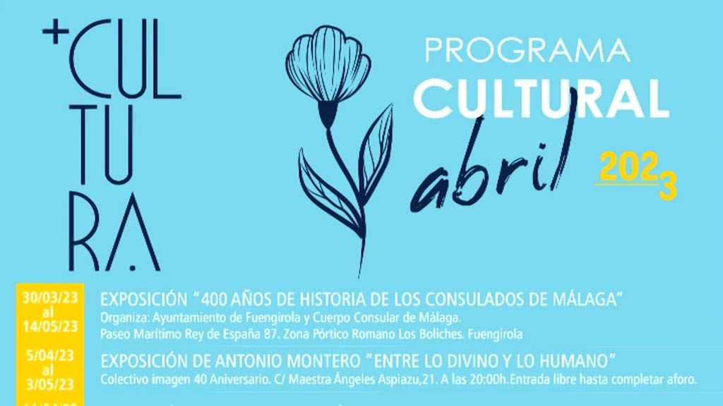 Lee más sobre el artículo Programación cultural de abril