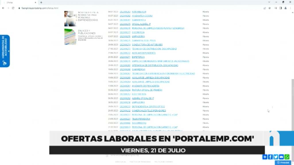 Lee más sobre el artículo La Bolsa Municipal de Empleo cuenta con 40 ofertas de trabajo