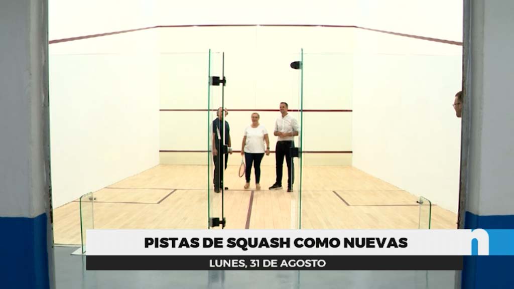 Lee más sobre el artículo El Ayuntamiento remodela las pistas de squash del Complejo Elola