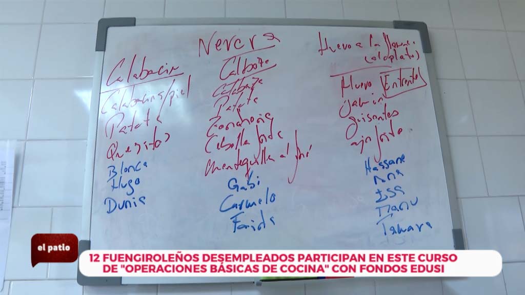 Lee más sobre el artículo Acompañamos entre fogones a los alumnos del curso municipal básico de Cocina