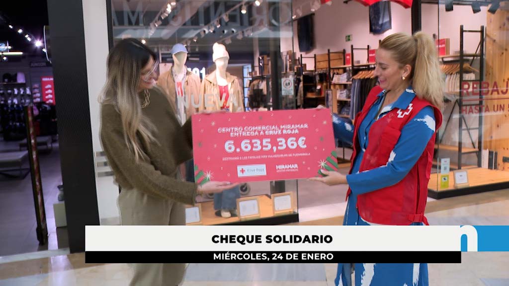 Lee más sobre el artículo El Centro Comercial Miramar ha entregado un cheque de 6.635 euros a Cruz Roja