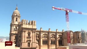 Arrancan las obras de la cubierta de la Catedral de Málaga