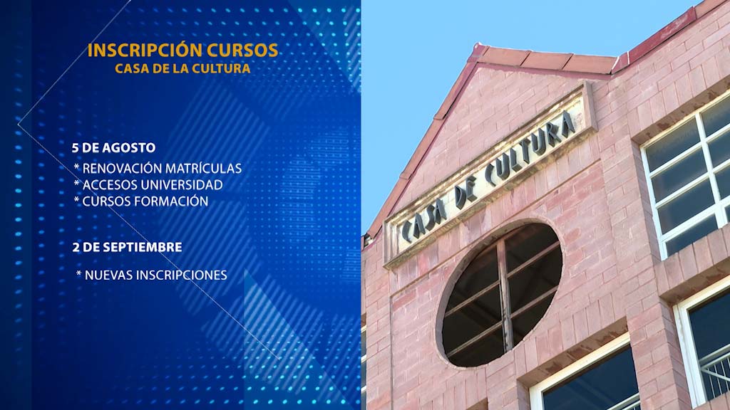 Lee más sobre el artículo Se abre el periodo de matriculación para los cursos 2024/25 de la Casa de la Cultura