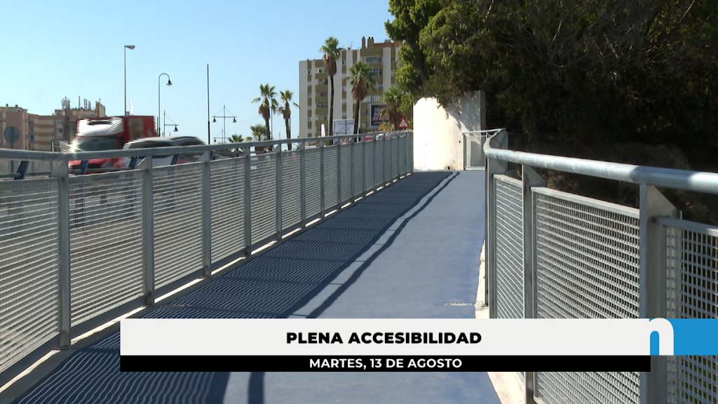 Lee más sobre el artículo En funcionamiento la pasarela peatonal sobre la autovía