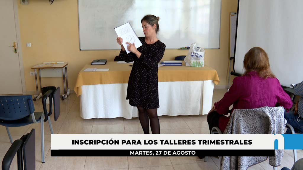 Lee más sobre el artículo Abierta la inscripción para los talleres trimestrales de Tercera Edad