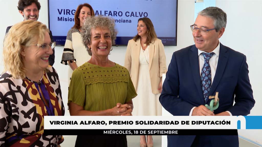 Lee más sobre el artículo La fuengiroleña Virgina Alfaro recibe el Premio Provincial de Solidaridad Internacional y Derechos Humanos