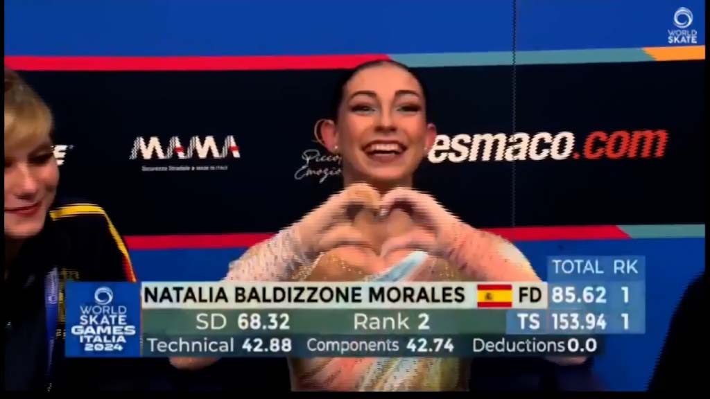 Lee más sobre el artículo Natalia Baldizzone, subcampeona del mundo de patinaje artístico en solo danza