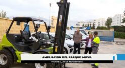 La alcaldesa presenta 7 nuevos vehículos de los Servicios Operativos