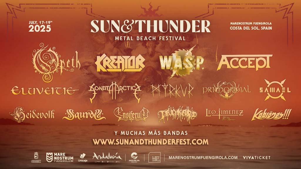 Lee más sobre el artículo Más de 40 bandas pasarán en julio por el ‘Sun and Thunder Metal Beach’