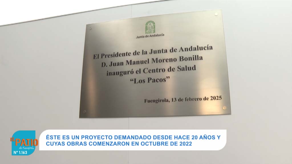 Lee más sobre el artículo NUEVO CENTRO SALUD LOS PACOS