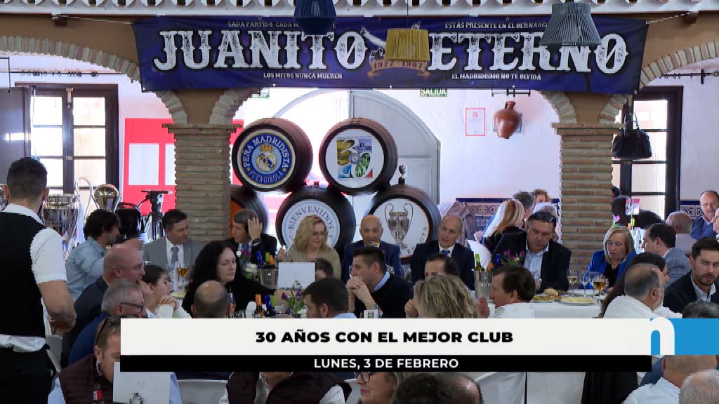 Lee más sobre el artículo Salguero y Biriukov en el 30 aniversario de la Peña Madridista