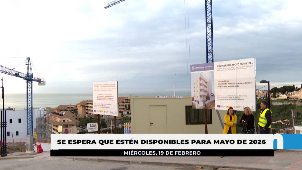 Lee más sobre el artículo La alcaldesa visita la construcción de 24 viviendas municipales de Carvajal