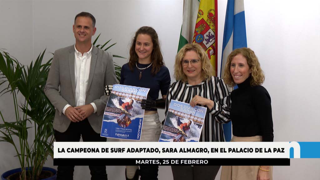 Lee más sobre el artículo La alcaldesa recibe a la campeona de surf adaptado, Sarah Almagro