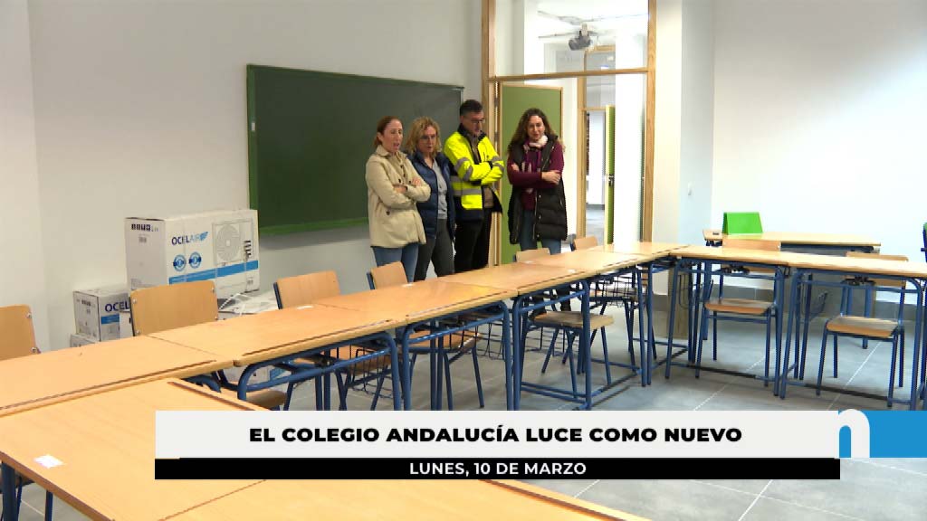 Lee más sobre el artículo Finalizan las obras de restitución del forjado del Colegio Andalucía