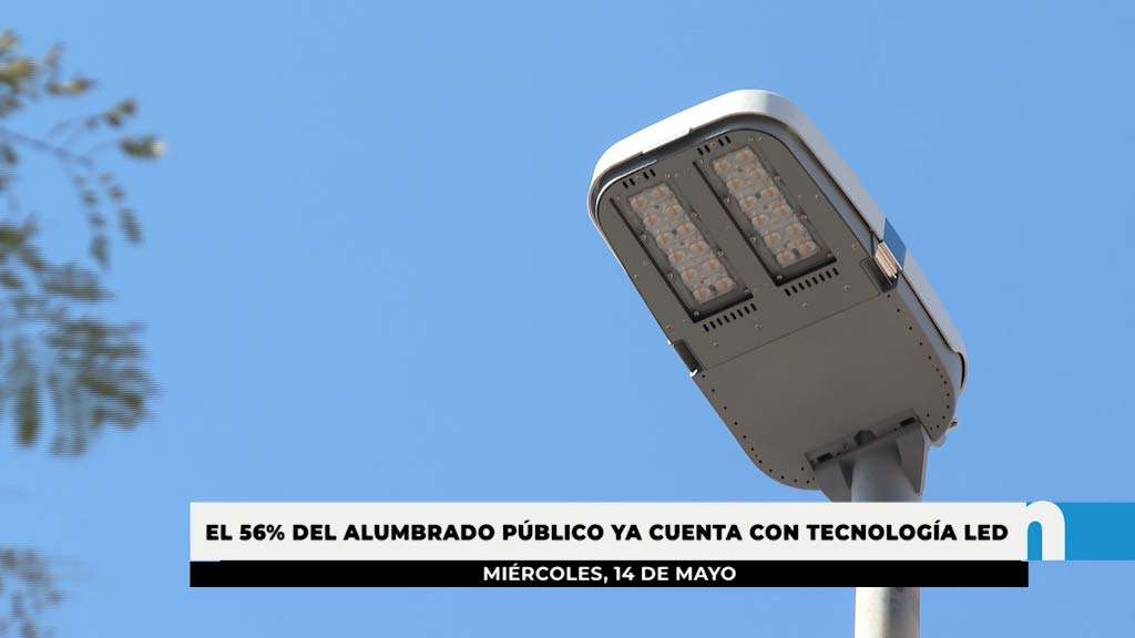 Lee más sobre el artículo Más de la mitad de las luminarias de la ciudad cuantan con tecnología led
