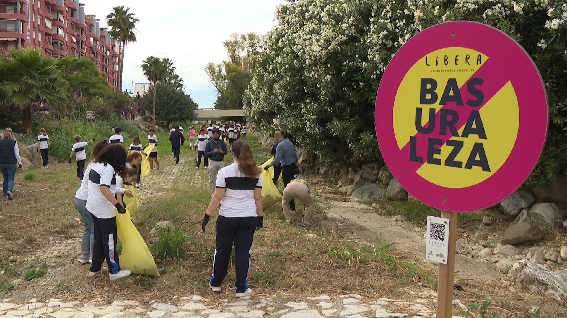Lee más sobre el artículo Más de 50 alumnos del Colegio Salliver han participado en una nueva recogida de residuos en el Arroyo Pajares