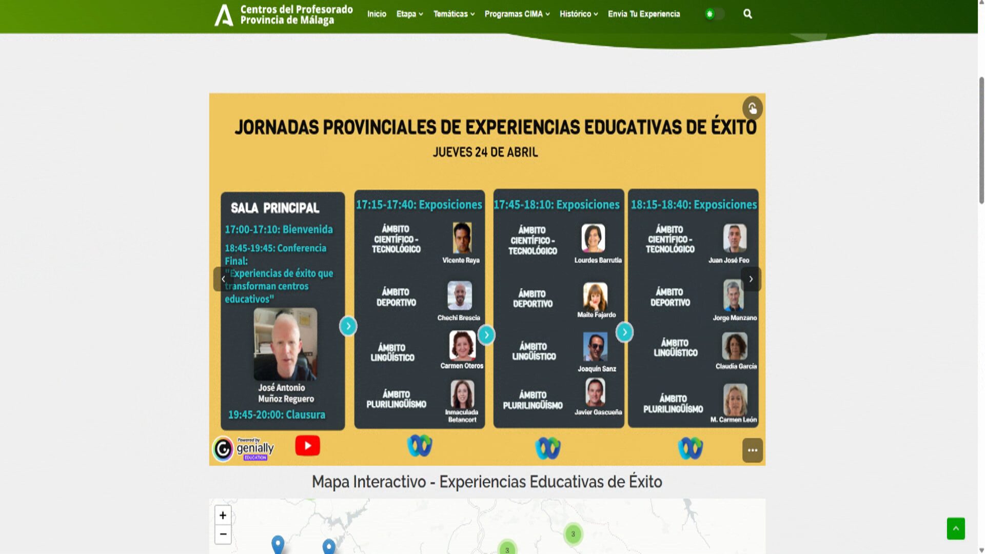 Lee más sobre el artículo Docentes fuengiroleños participan en las Jornadas Provinciales de Experiencias Educativas de Éxito