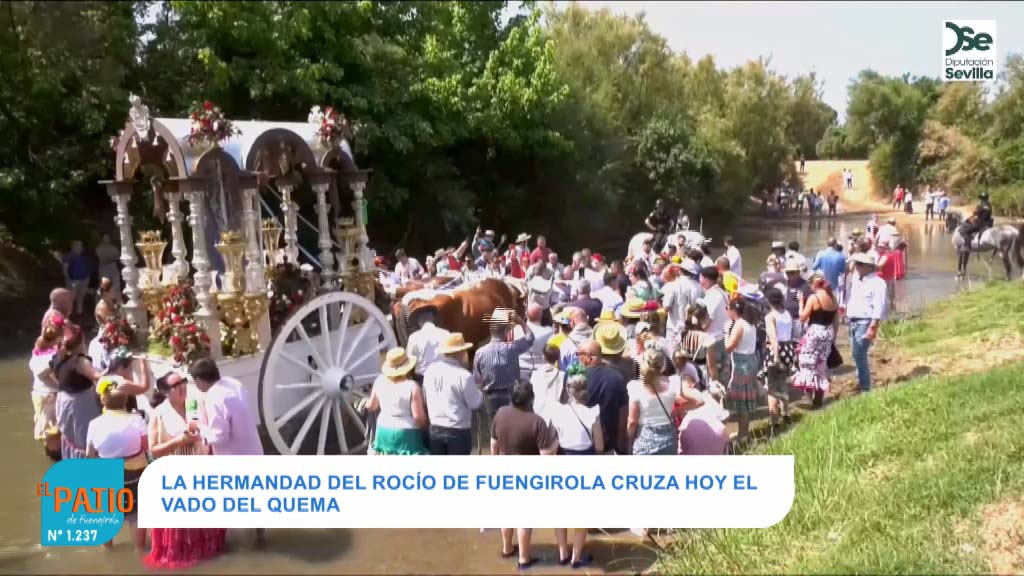 Lee más sobre el artículo Cruce del Vado del Quema por la Hdad. Rocío de Fuengirola