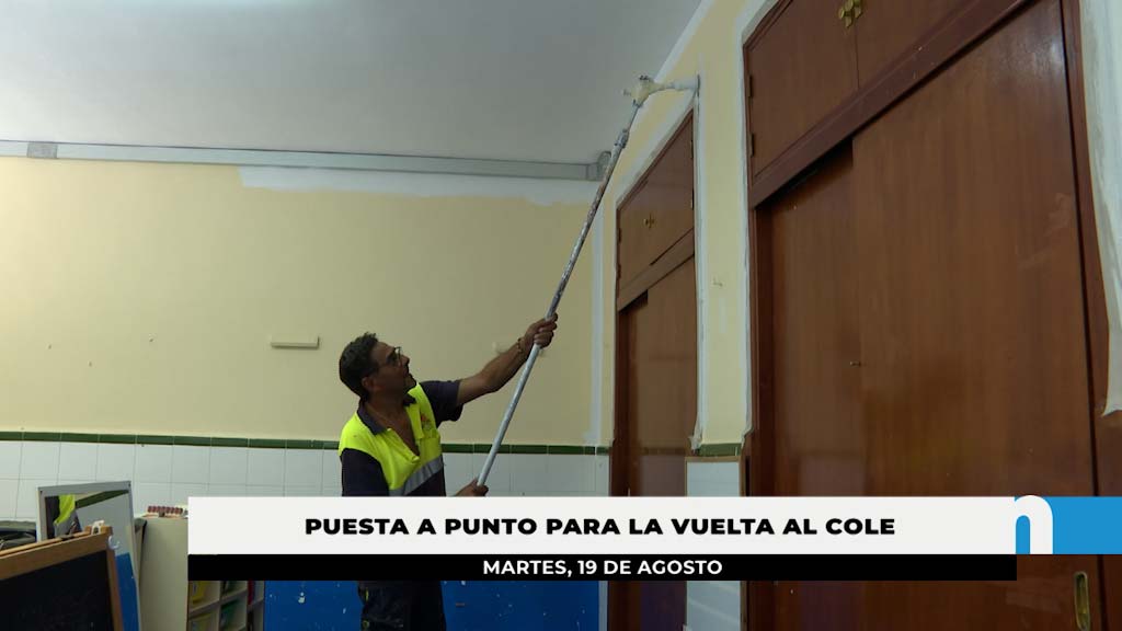 Lee más sobre el artículo El Ayuntamiento continúa con la puesta a punto de los centros escolares de la ciudad