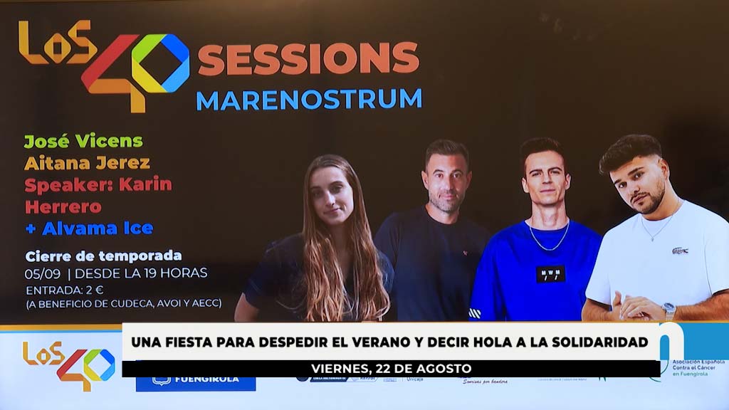 Lee más sobre el artículo LOS40 Sessions y ‘Alvama Ice’ protagonistas de la fiesta solidaria de fin de verano en Marenotrum Fuengirola