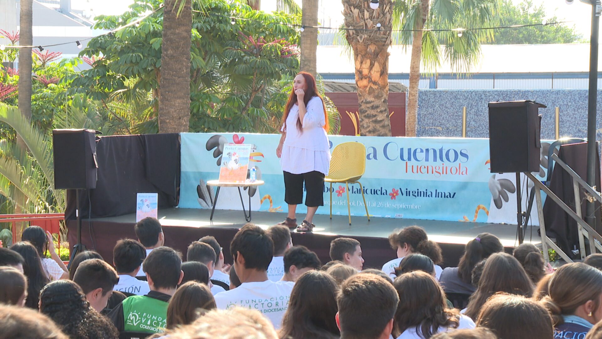 Lee más sobre el artículo La magia de Perita Cuentos también llega a los escolares fuengiroleños