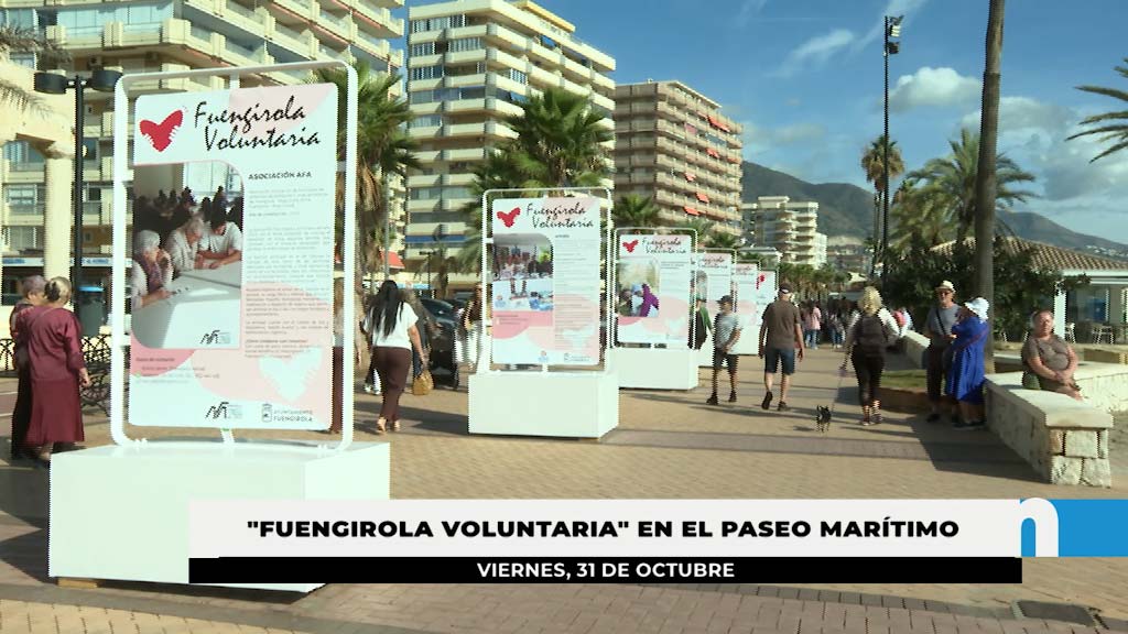 Lee más sobre el artículo La alcaldesa inaugura la exposición al aire libre “Fuengirola Voluntaria”