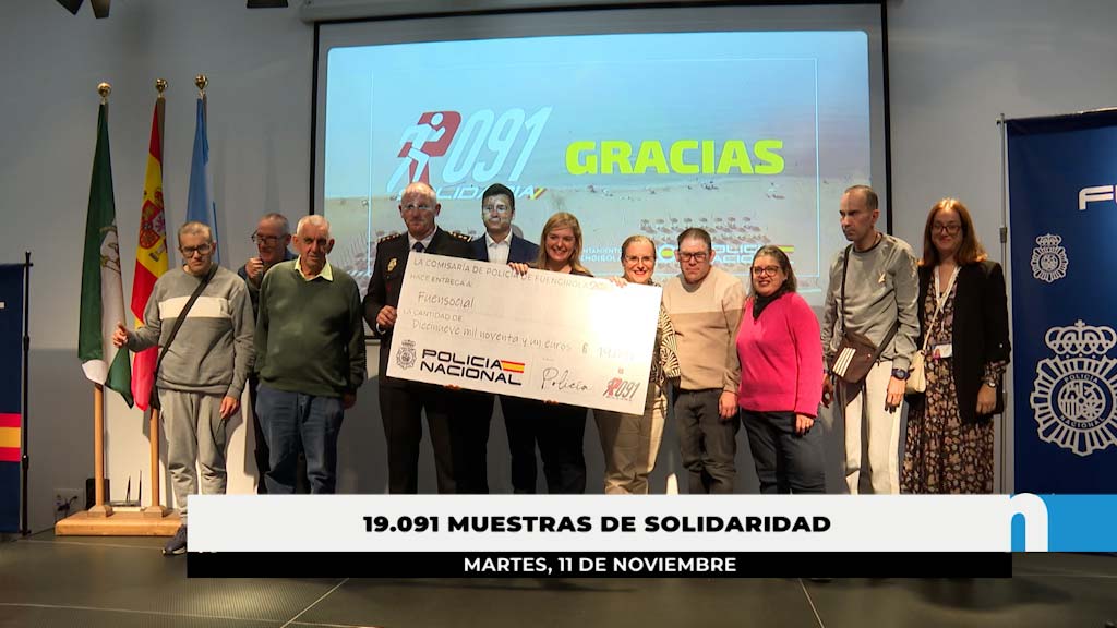 Lee más sobre el artículo Entregan a Fuensocial los 19.091 euros recaudados en la Carrera Solidaria Ruta 091