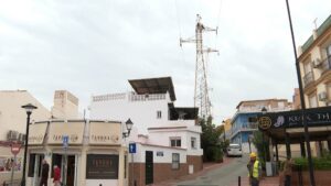 Últimos trabajos del soterramiento del tendido eléctrico de Los Pacos