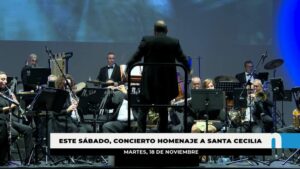 El sábado, la Banda Municipal de Música ofrecerá su concierto de Santa Cecilia