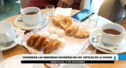 150 mayores disfrutaron la primera merienda navideña