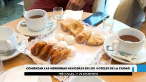 150 mayores disfrutaron la primera merienda navideña
