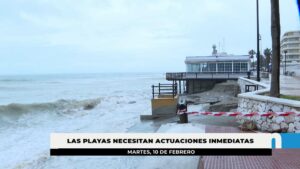 La alcaldesa reclama al Gobierno de la nación un Plan Urgente de Regeneración de las Playas