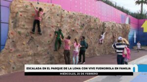 Jornada de escalada para jóvenes en el Parque de La Loma