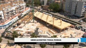 Las obras del nuevo Mercacentro alcanzan la primera planta