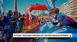 Vito Raso y Vera Ramos, ganadores del I Triatlon Ciudad de Fuengirola