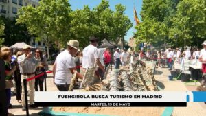 Fuengirola trasladará su playa al centro de Madrid en una acción promocinal con 600 klg de sardinas.