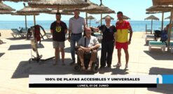 Puesta en marcha del servicio en las parcelas de playas adaptadas