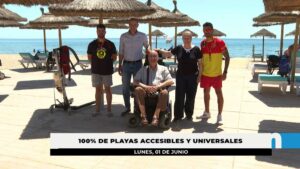 Puesta en marcha del servicio en las parcelas de playas adaptadas